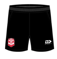 Tonga Black Training Shorts (Junior)